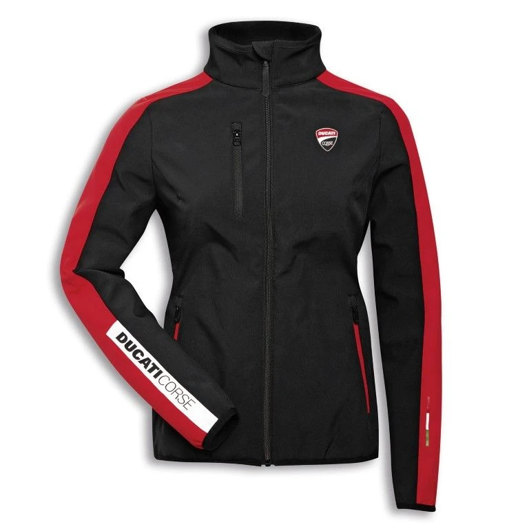 Ducati Corse Thrill Lady Softshell Jas 2 Ducati Corse Thrill Lady Softshell Jas - Afbeelding 2