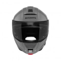 Schuberth C5 Motorhelm -Motorfiets Uitrusting C5 donkergrijs detail 2 caef