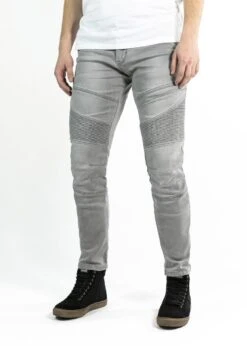 John Doe Rebel Motorbroek 5 John Doe Rebel Motorbroek -Motorfiets Uitrusting John Doe Rebel Jeans Light Grey XTM 1 59d7