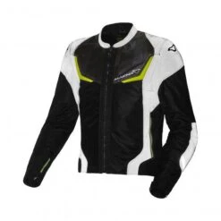 Macna Orcano Night Eye Motorjas -Motorfiets Uitrusting Macna Orcano Men Night Eye zwart wit 7a36