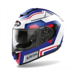 Airoh ST-501 Square Motorhelm -Motorfiets Uitrusting airoh st 501 square blauw wit rood cbd3