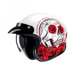 HJC V31 Desto Motorhelm -Motorfiets Uitrusting hjc v31 desto wit rood 1 5488