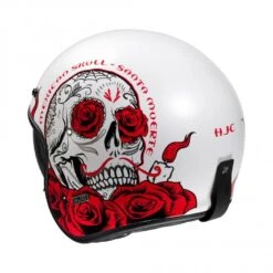 HJC V31 Desto Motorhelm -Motorfiets Uitrusting hjc v31 desto wit rood 3 94de