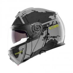 Schuberth C5 Globe Motorhelm -Motorfiets Uitrusting schuberth c5 globe grijs fluo 2 20e8