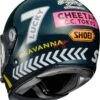 Shoei Glamster 06 Cheetah Custom Cycles TC-2 Motorhelm